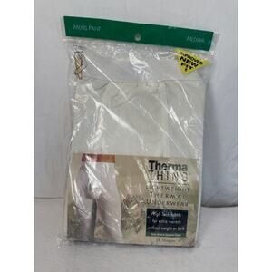 Vtg J.E. Morgan Hometown Long Johns Mens Thermal‎ Waffle Weave Pants M 34-36